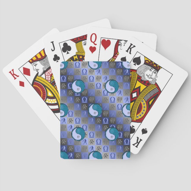 Vågen & Vattenkanin Casinokort (Baksidan)