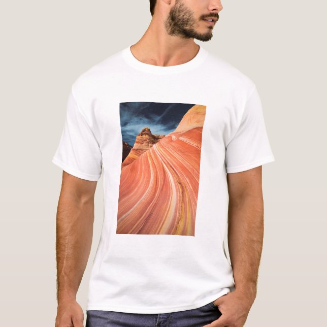 Vågen, vermiljona klippor, Arizona Tee Shirt (Framsida)