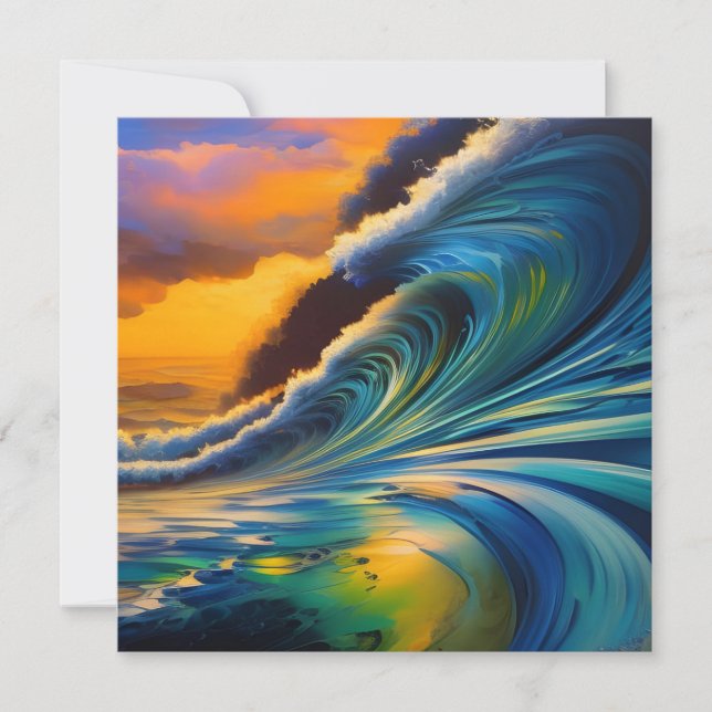 Vågen vid Sunrise (Framsida)