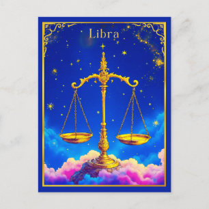 Vågen Zodiak-våg i en stjärnfylld himmel Vykort