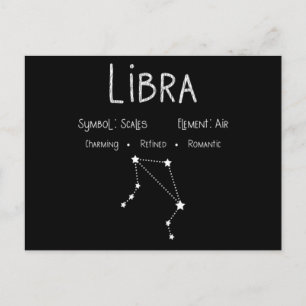 Vågens stjärntecken Konstellation Astrologipresent Vykort