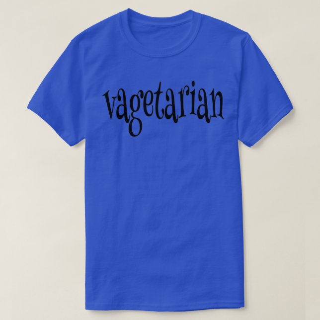 Vagetarian humor t shirt (Design framsida)