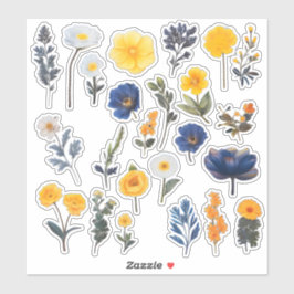 Vågfärgsbläddringsboksmall Klistermärken