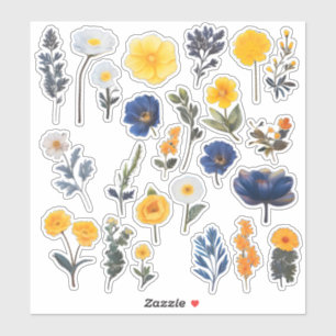 Vågfärgsbläddringsboksmall Klistermärken