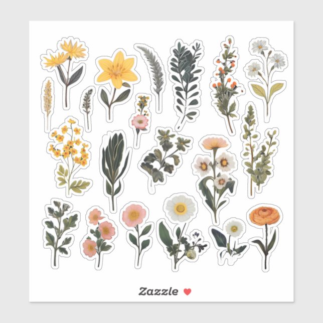 Vågfärgsbläddringsboksmall Klistermärken (Ark)