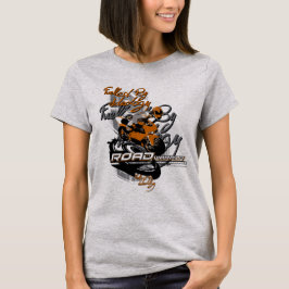 Vägförare, underblåst av ideologi, motorcykel t shirt