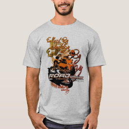Vägförare, underblåst av ideologi, motorcykel t shirt