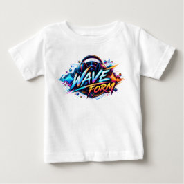 Vågform – Futuristisk musik & ljudgrafik T Shirt