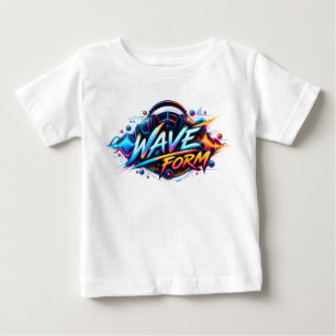 Vågform – Futuristisk musik & ljudgrafik T Shirt