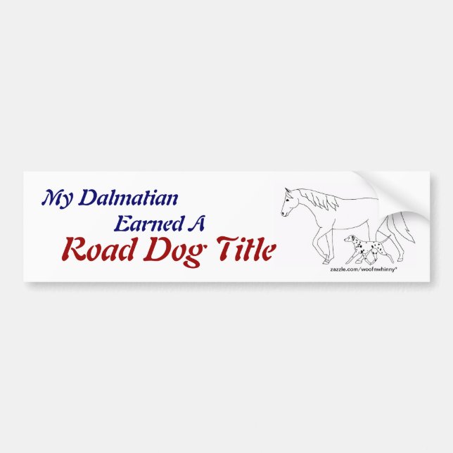 Vägförsök: Rd-titel - Dalmatian Bildekal (Framsidan)