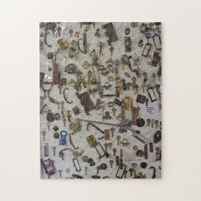 Vägg av det utmana pussel för nycklar (Vertikal)