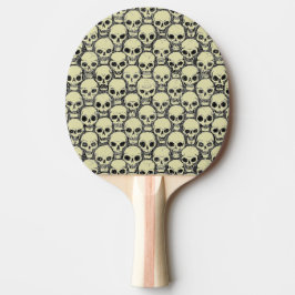 Vägg av kranier pingisracket