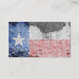 vägg för texas flaggategelsten visitkort