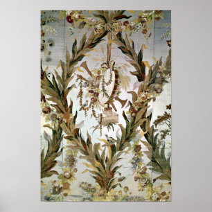 Vägg- silke av empress'nas sovrum, 1787 poster