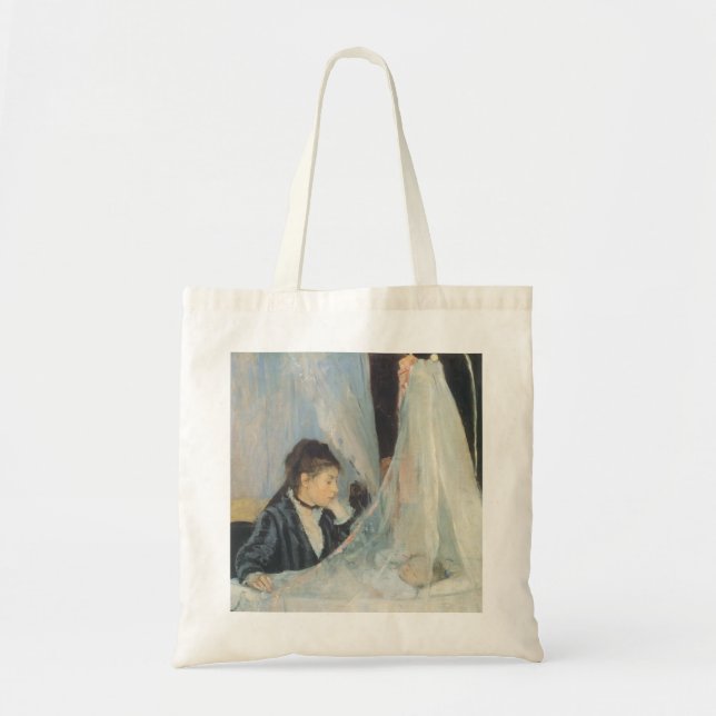 Vagga av Berthe Morisot, Vintage Impressionism Tygkasse (Framsidan)