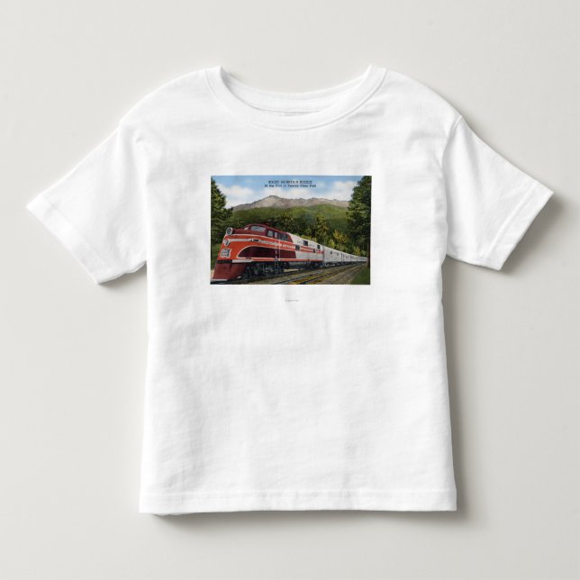 Vagga bergrakettåg tee shirt (Framsida)