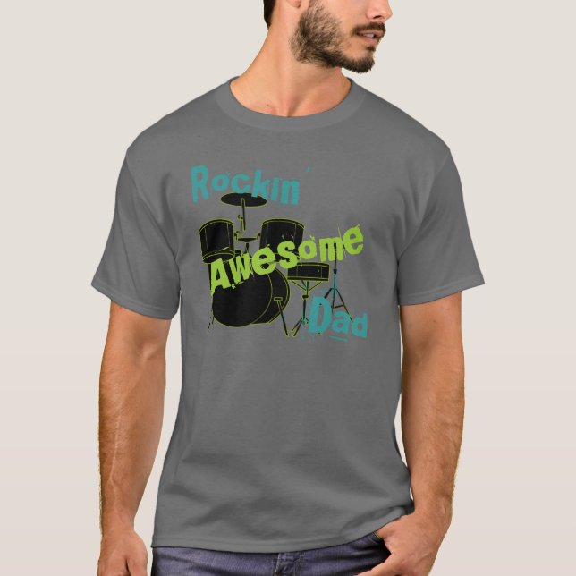 Vagga den enorma pappan tee shirt (Framsida)
