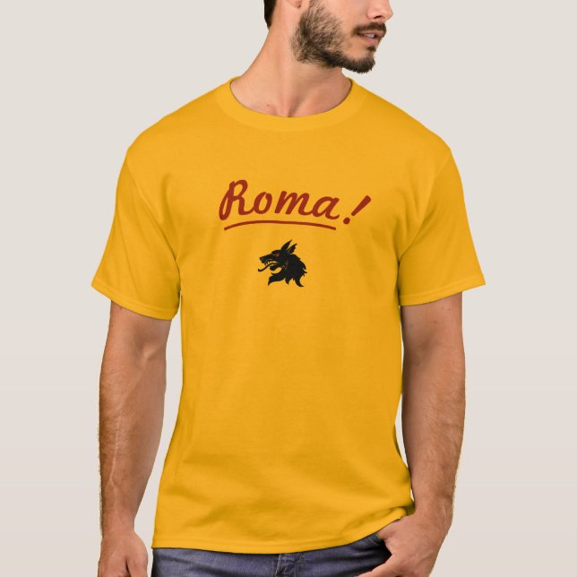 Vagga din nation - Roma! Tee Shirt (Framsida)
