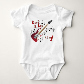 Vagga en röd Byebaby T-shirt