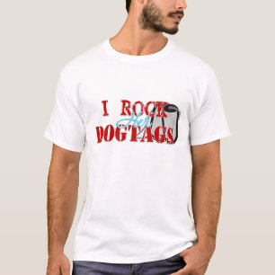 Vagga henne Dogtags T-shirt