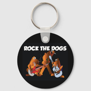 Vagga hundarna Keychain Nyckelring