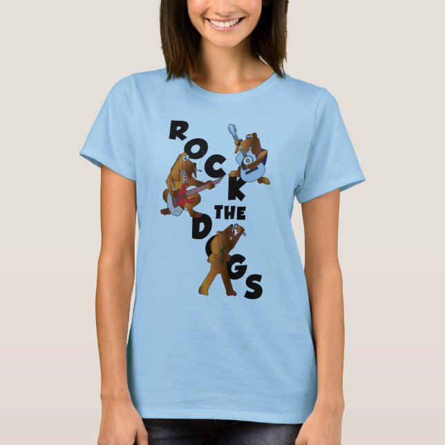 Vagga hundBabydollutslagsplatsen T-shirt (Framsida)