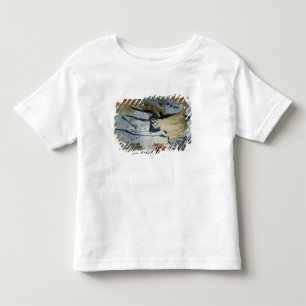 Vagga målning av en tjur med långa horns t-shirt