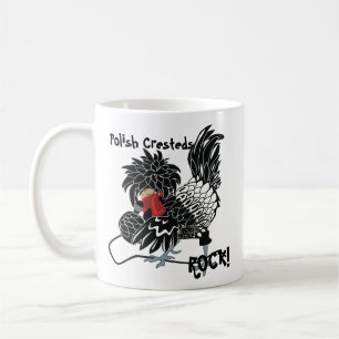 Vagga polsk krönad höna kaffemugg