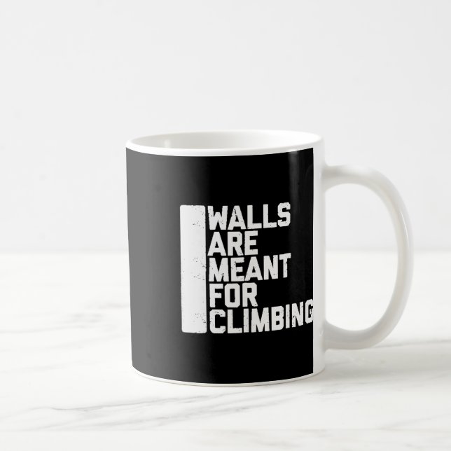 Väggar är till för att klättra Boulder Tee Kaffemugg (Höger)