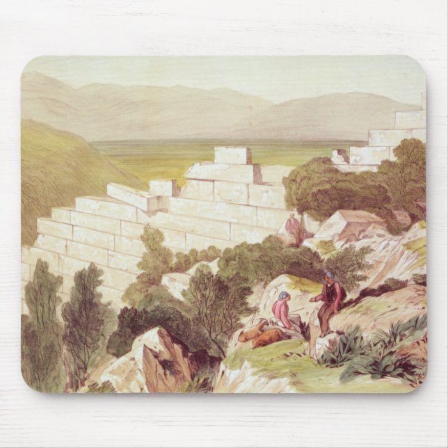 Väggar av forntida Samos, Cephalonia, 19th Musmatta (Framsidan)