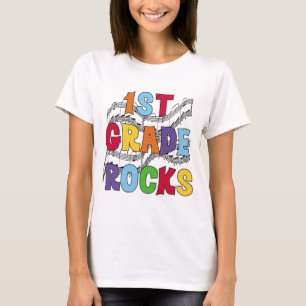 Vaggar den 1st klassen för multifärgaden Tshirts