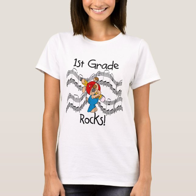 Vaggar den 1st klassen för valpen T-tröja och T-shirt (Framsida)