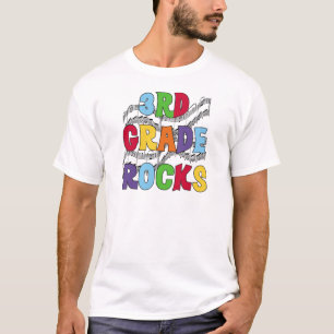 Vaggar den 3rd klassen för multifärgaden Tshirts