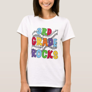 Vaggar den 3rd klassen för multifärgaden Tshirts
