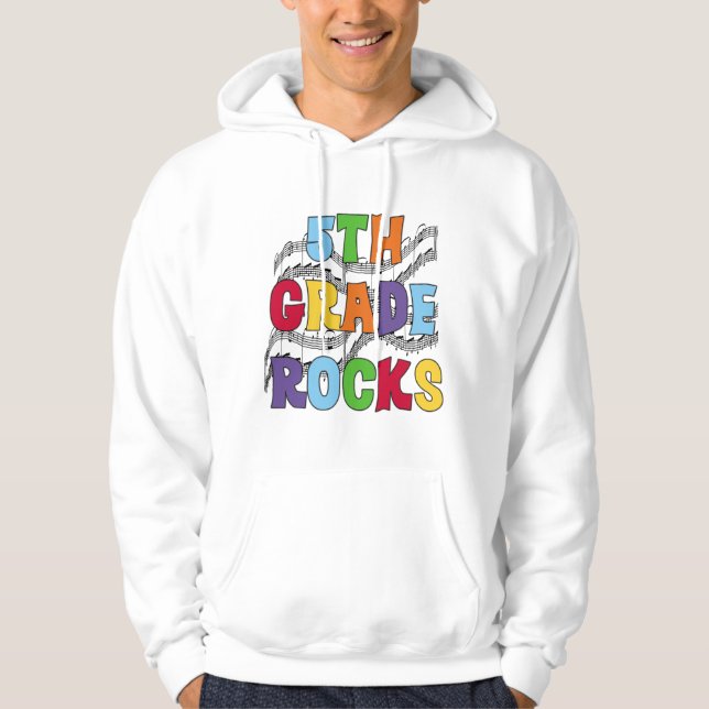 Vaggar den 5th klassen för multifärgaden sweatshirt (Framsida)