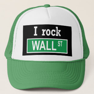 "Vaggar jag den wall street" hatten Truckerkeps