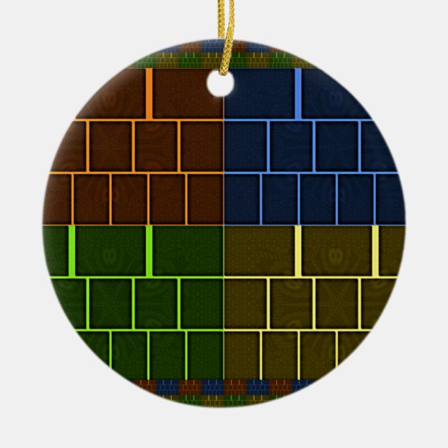 Väggarbetsyta Julgransprydnad Keramik (Framsidan)