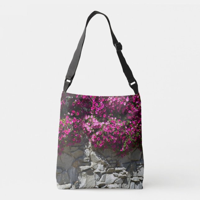 väggblommor axelväska (Baksida)