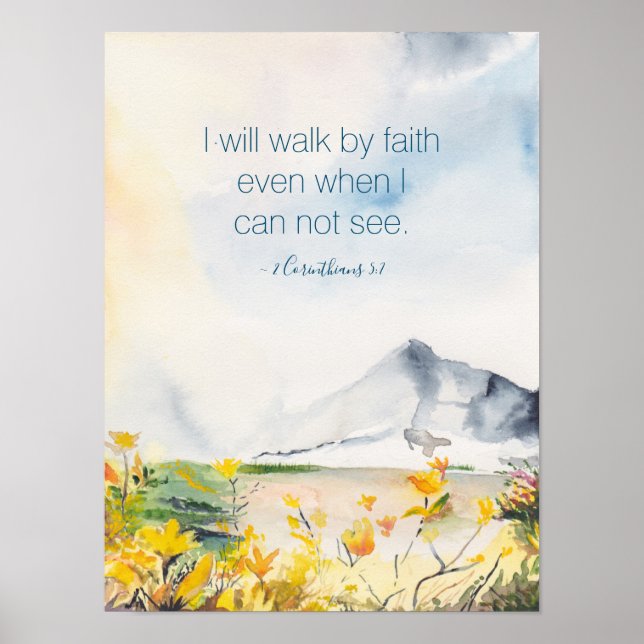 Väggdekan för inspiration och Andlig Poster (Framsidan)