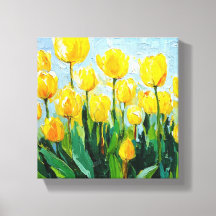 Väggdekan för Tulip Stretched Canvas