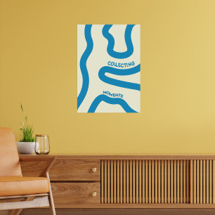 Väggdekor för sovrum och matrum, minimali poster