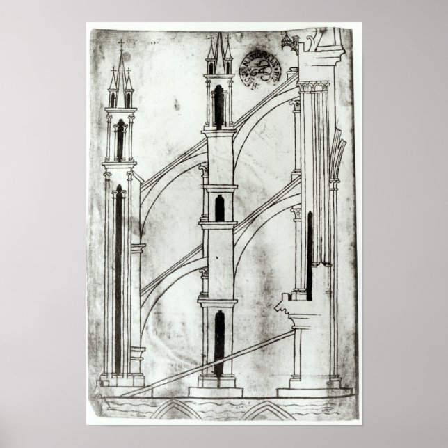 Väggdelen och bågen poster (Framsidan)