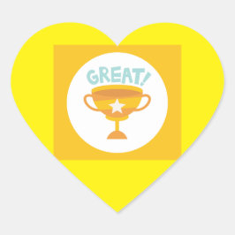 Väggdetaljer och behandlingar > Väggdekaler och sp Hjärtformat Klistermärke