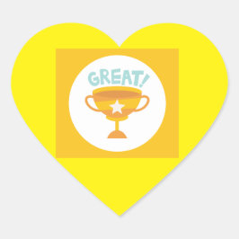 Väggdetaljer och behandlingar > Väggdekaler och sp Hjärtformat Klistermärke