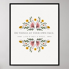 Väggdjupare Pastellfjäder Poster