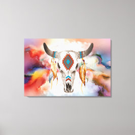 Väggduk med kraftigt färgad Avsluta med glans Canvastryck