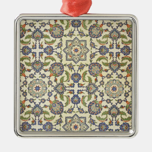 Väggen belägger med tegel av Qasr Rodouan, från Julgransprydnad Metall (Framsidan)