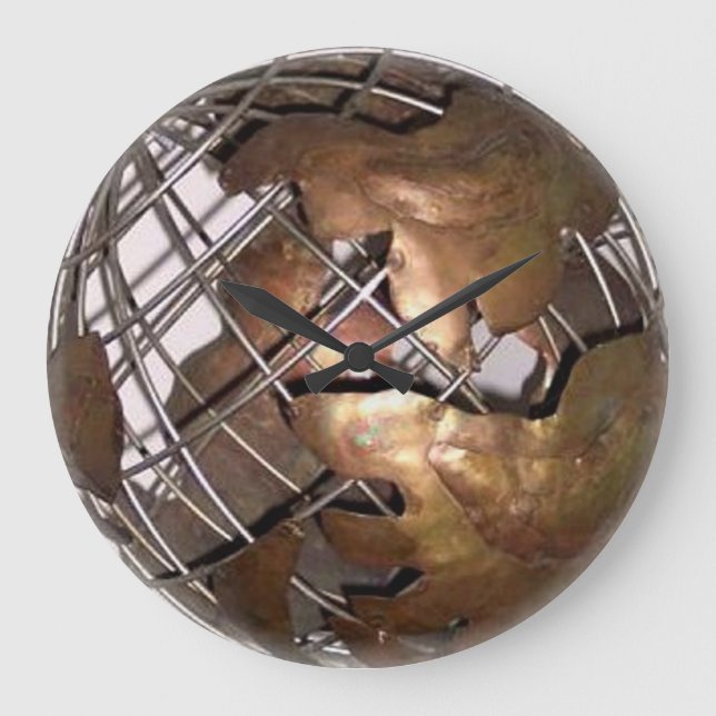 väggen för världen 3D tar tid på Stor Klocka (Framsida)