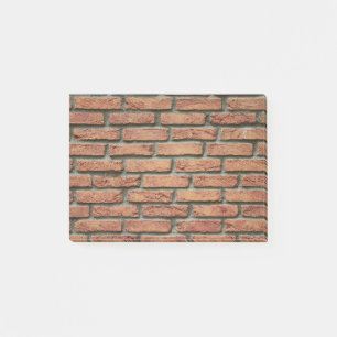 Väggens röda brickor post-it block