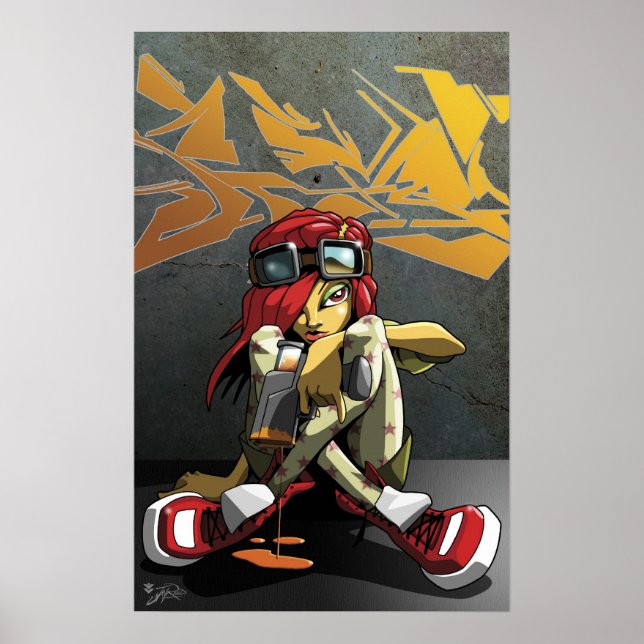 Väggfärgposter Poster (Framsidan)